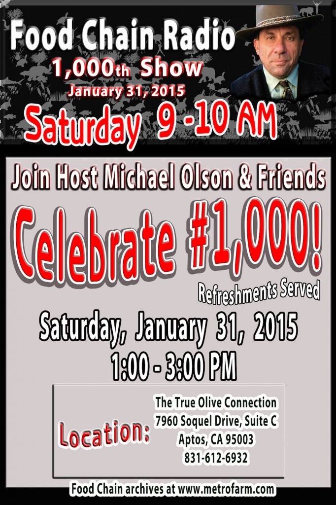 Michael Olson 1000 Food Chain Radio Shows Michael Olson 1000 Food Chain Radio Shows