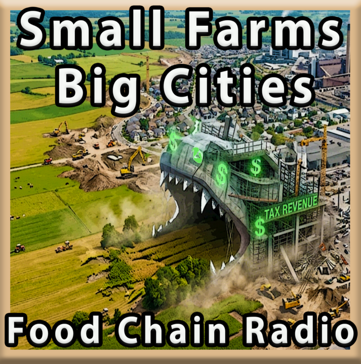 Michael Olson Food Chain Radio – Urban Sprawl: Small Farms V. Big Cities